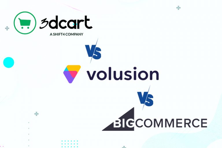 3DCart Volusion and BigCommerce